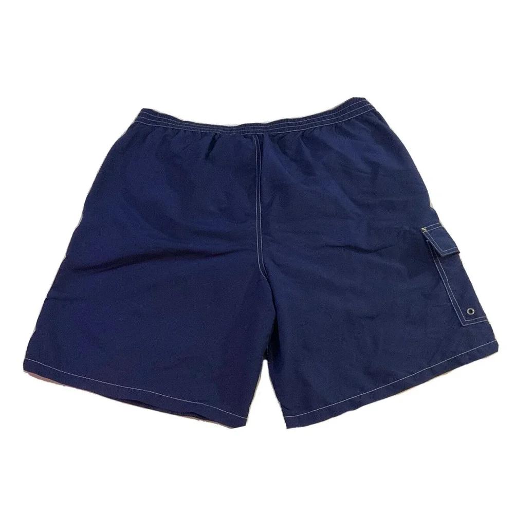 Polo Ralph Lauren Mens Swim Trunks Shorts Navy Cargo Pocket Size XXL